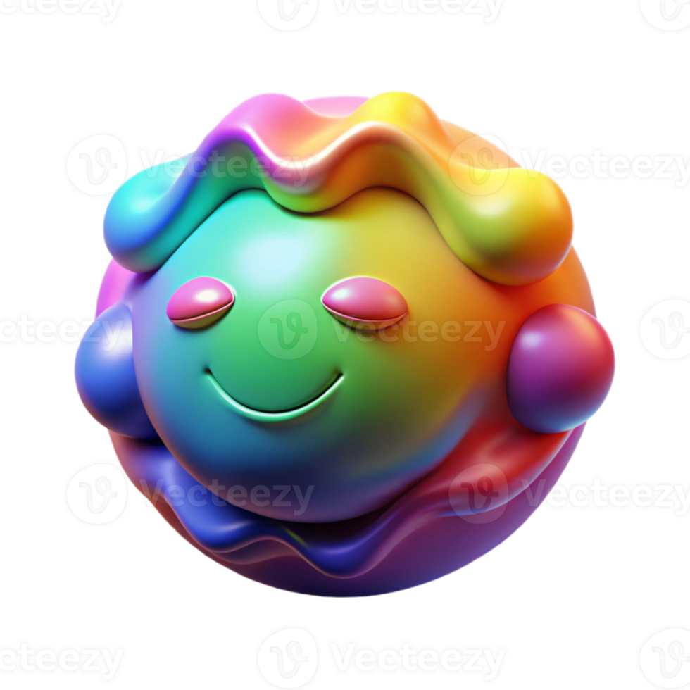 elegant minimalist Emotional Energy Aura Colorful Isolated png