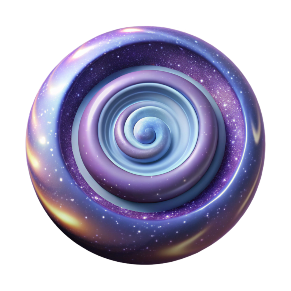 impressive rustic Endless Skies Galaxy Spiral Cutout with Central Brightness high resolution png