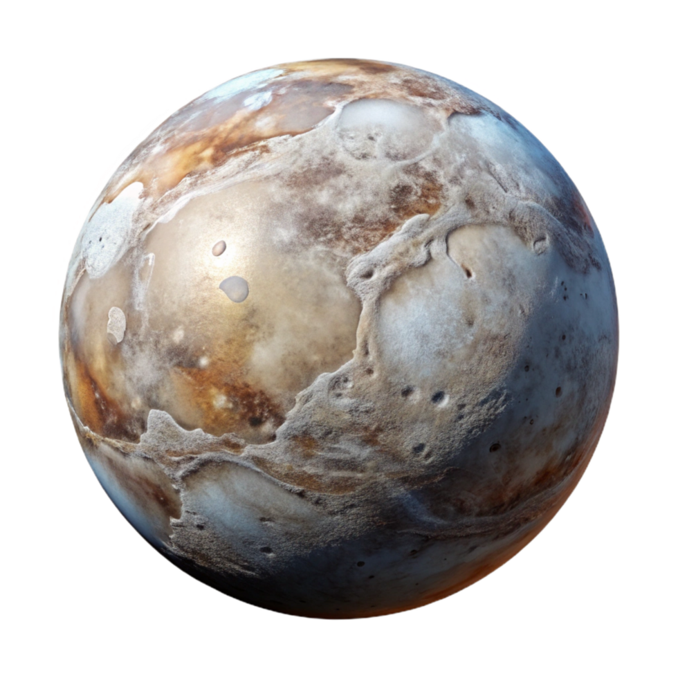 dramatic rustic Endless Skies Planet Cutout with Detailed Texture authentic png