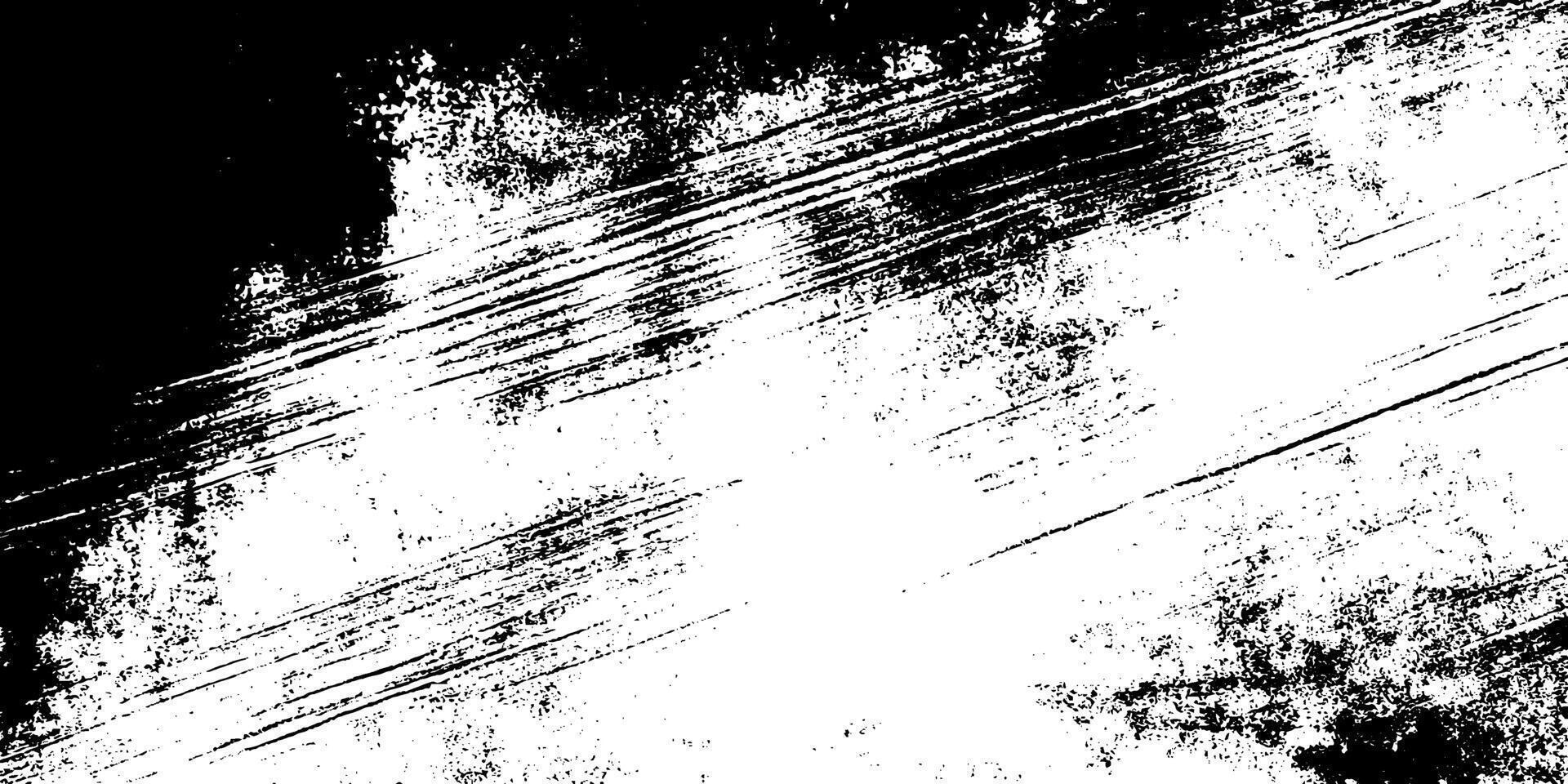 Rough scratched pattern with distressed white and black texture. Vintage abstract grunge background with cracks, dirt, and aged paper effect for design elements vector
