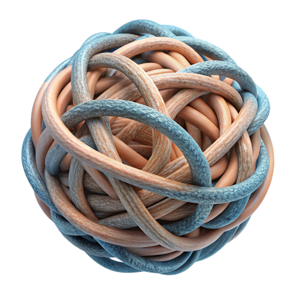 extraordinary minimalist Entangled Threads Isolated Soft Focus exclusive png