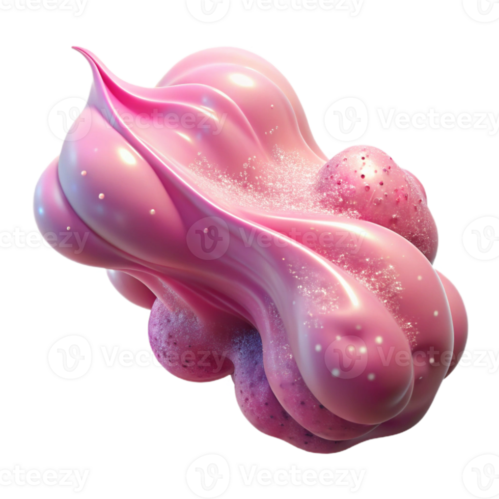 vibrant abstract Ethereal Pink Particle Stream Isolated premium png