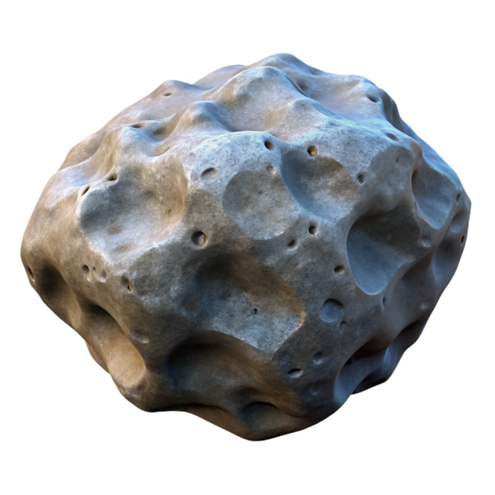 wonderful minimalist Floating Rock with Realistic Texture Isolated original png