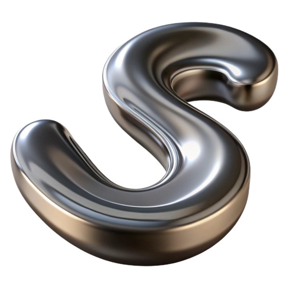 stunning artistic Flowing Steel Stream Isolated on Black detailed png