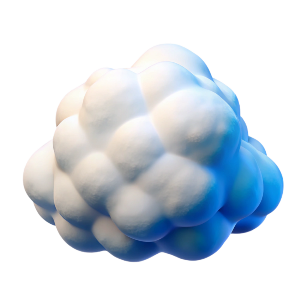 stunning artistic Fluffy White Cloud with Realistic Texture Cutout professional png