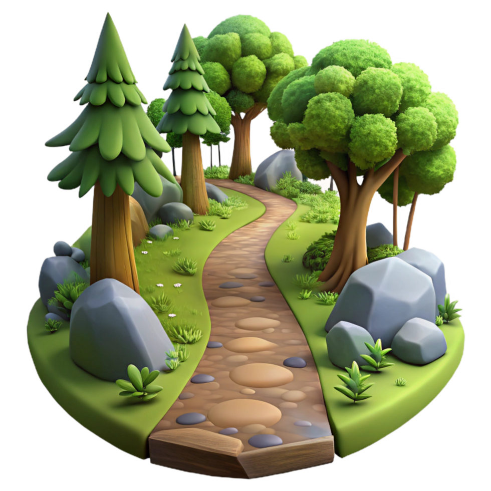 impressive classic Forest Spirit in Lyrax Grove Isolated with Transparent Background original png