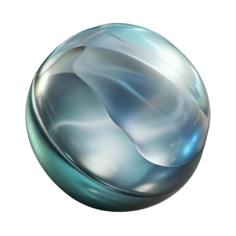 stunning abstract Frosted Glass Distorted Reflection Cutout Element high quality png
