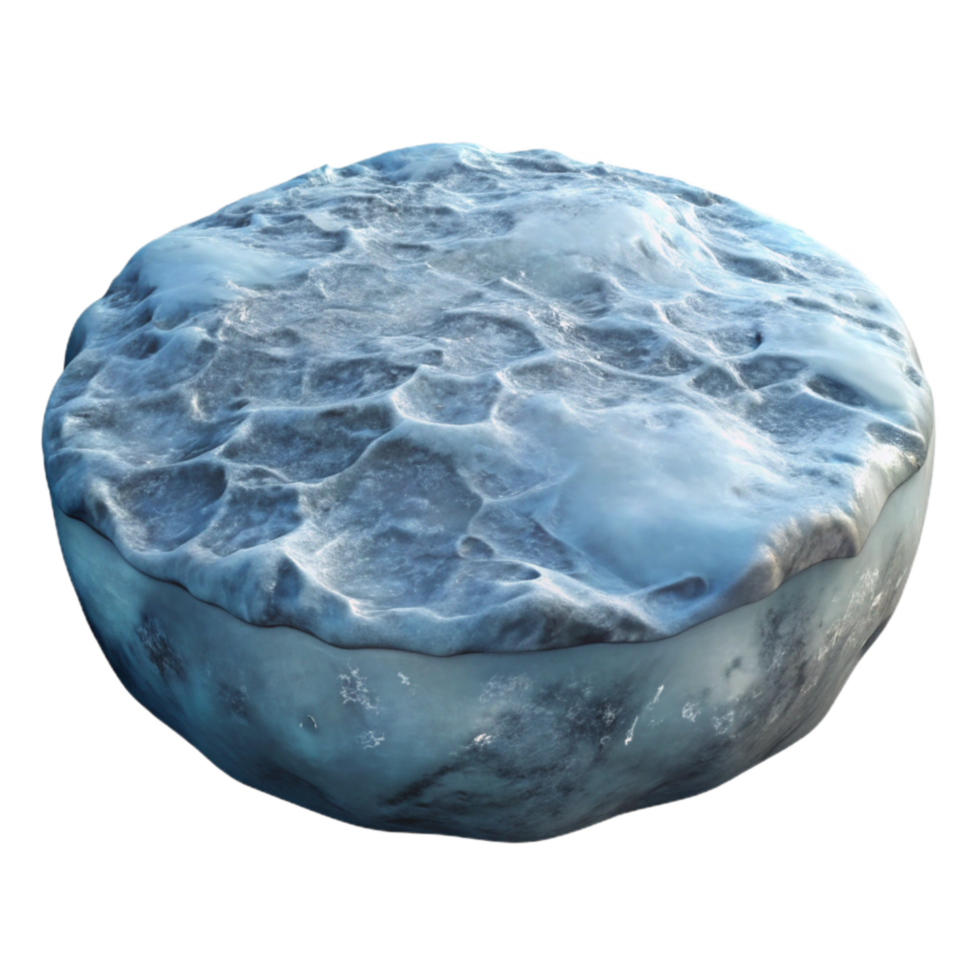 stunning vintage Frosted Frozen Lake Surface Transparent Background high resolution png