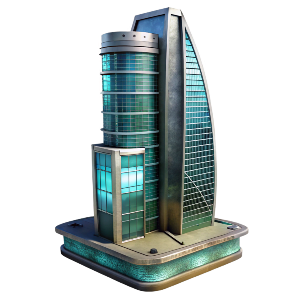 wonderful traditional Futuristic Skyscraper Isolated Sleek Design Cutout high resolution png