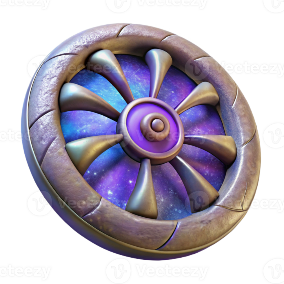impressive modern Galactic Cartwheel Isolated with Detailed Texture genuine png