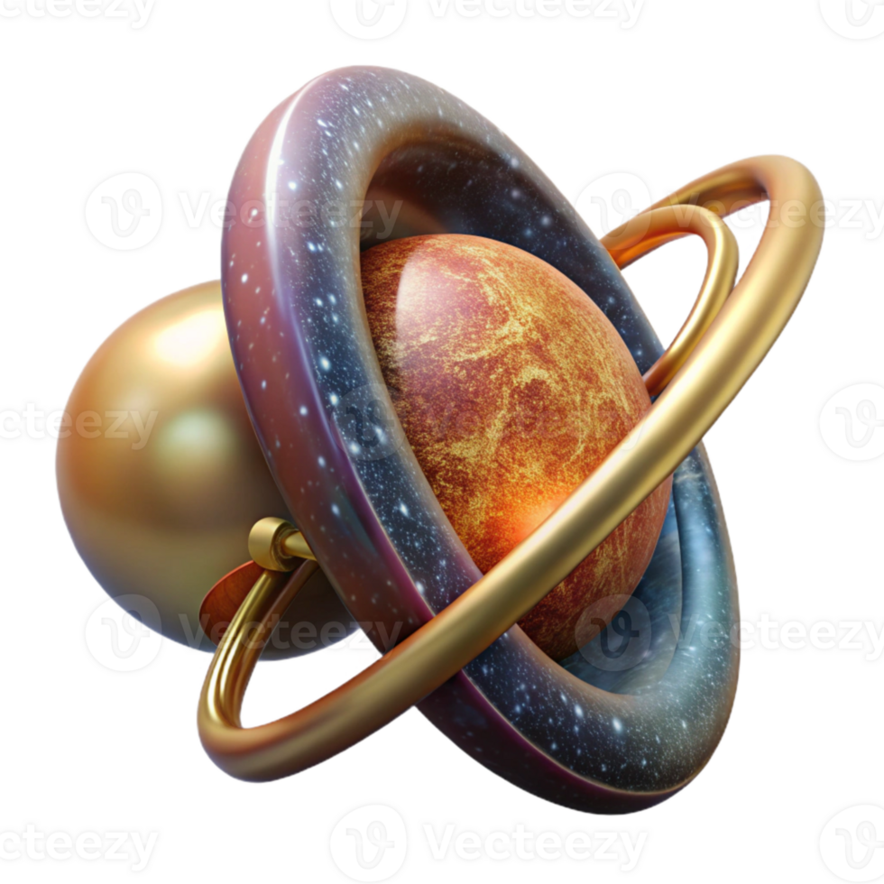 wonderful creative Galactic Orchestra Transparent Background Side Angle png
