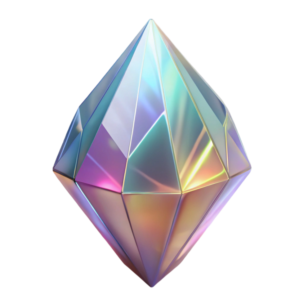 magnificent traditional Geometric Dream Crystal Transparent Background Pastel Tones authentic png