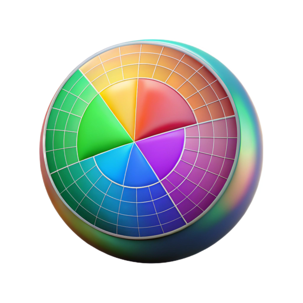 impressive modern Geometric Life Form Isolated Iridescent Sheen genuine png