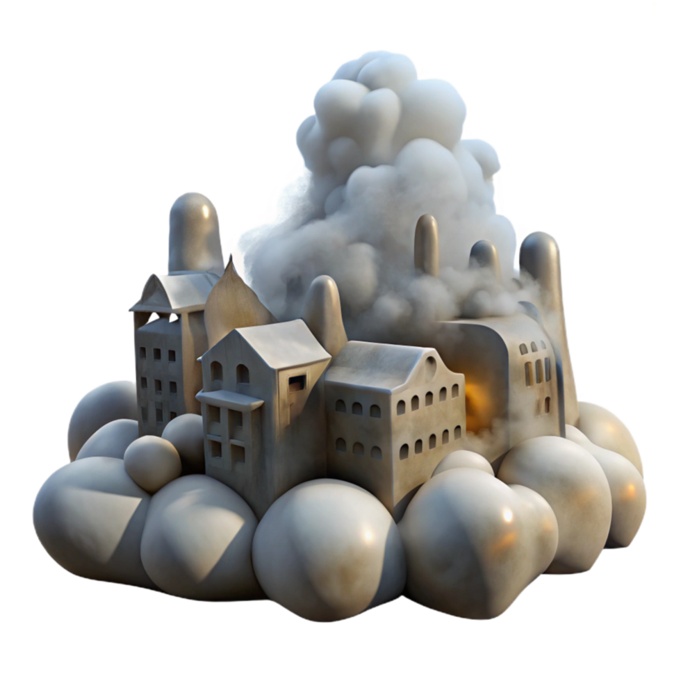 wonderful rustic Ghostly Urban Fog Cutout Transparent Background original png