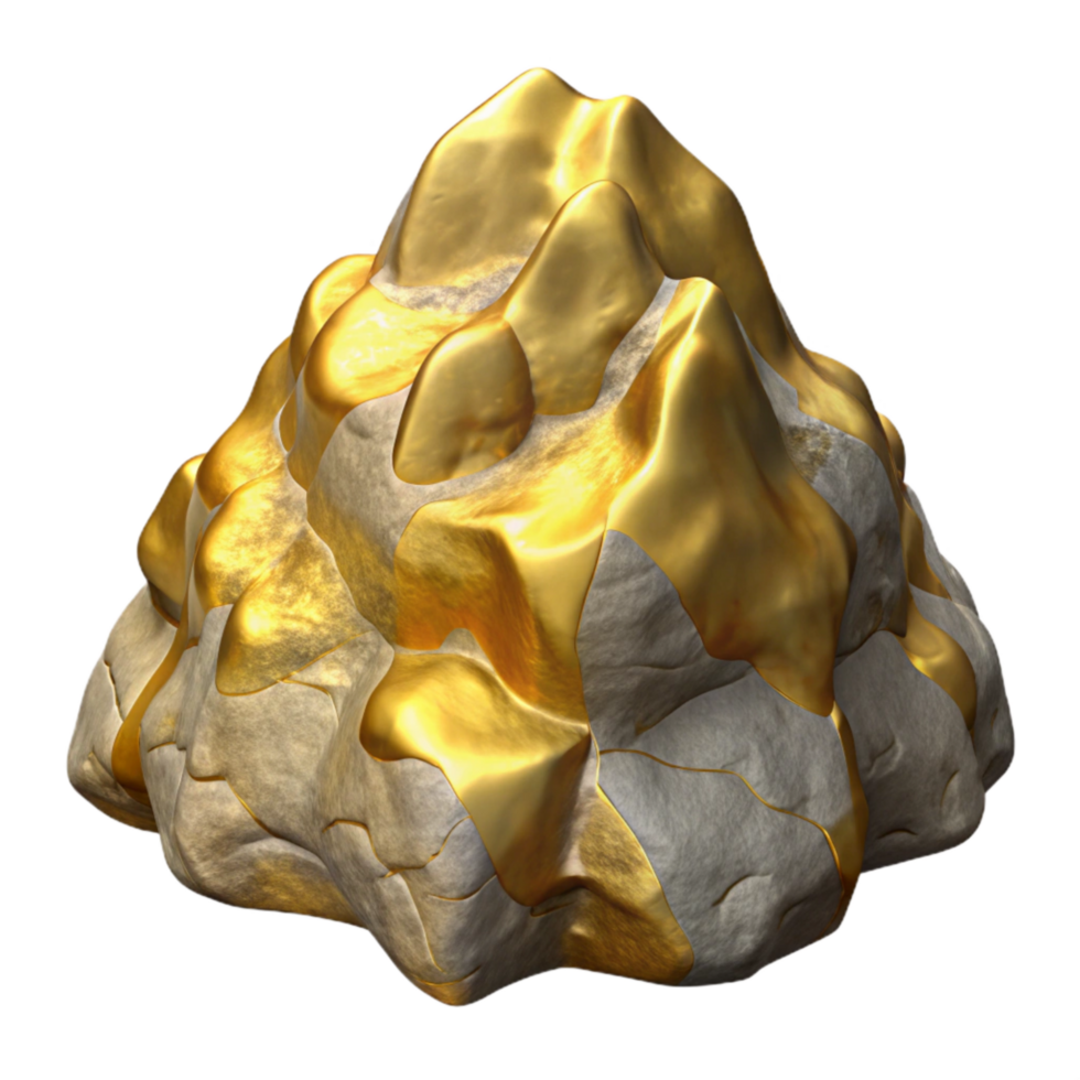 impressive classic Gilded Gully Rock Formation Isolated with Natural Texture exclusive png