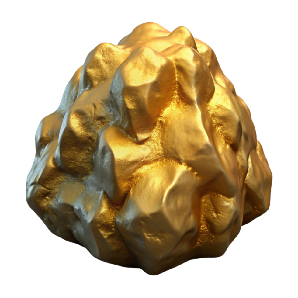impressive traditional Gilded Gully Rock Formation Isolated with Natural Texture authentic png