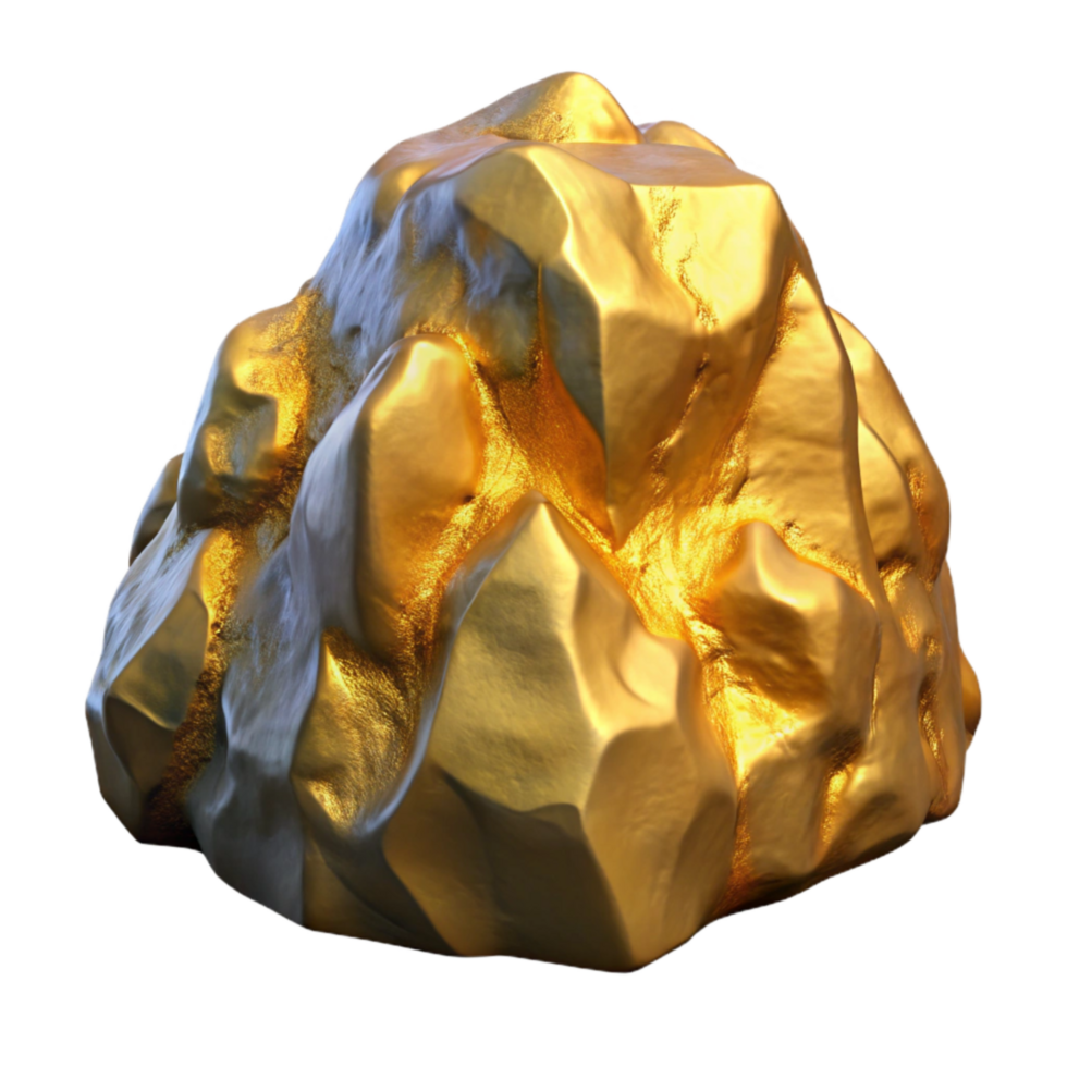 vibrant artistic Gilded Gully Rock Formation Isolated with Natural Texture authentic png