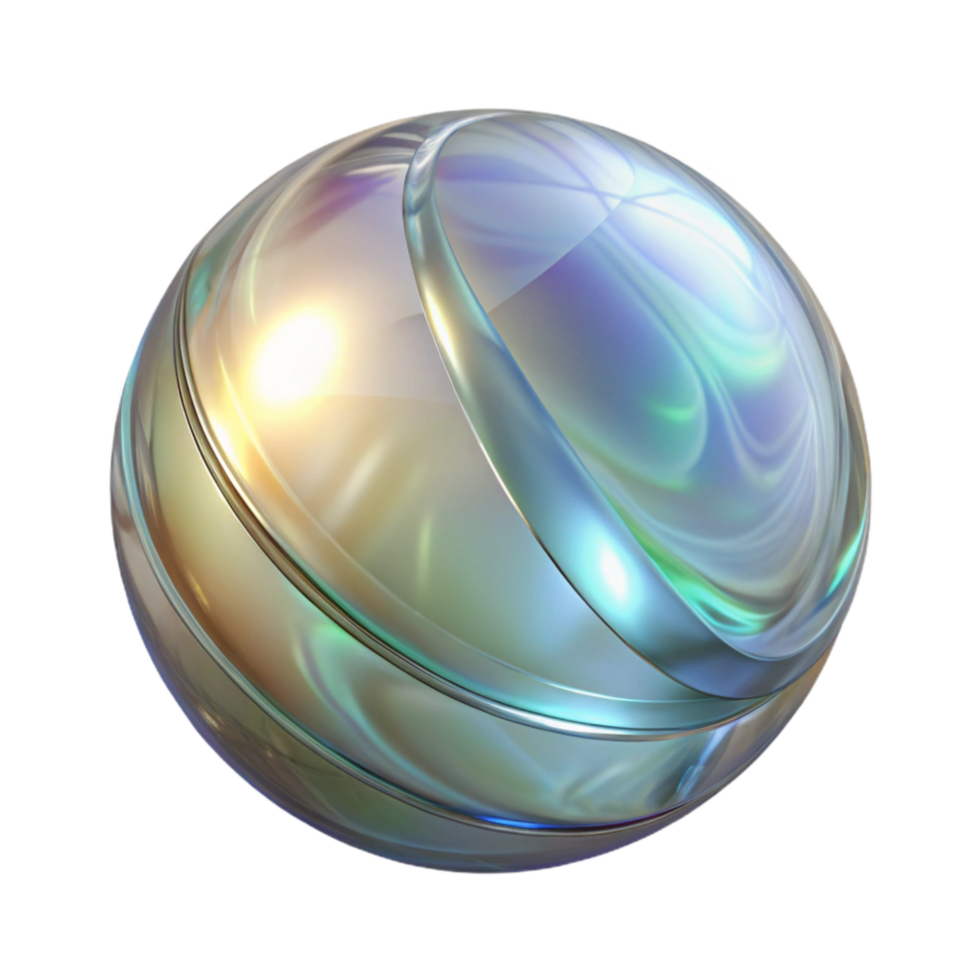 beautiful abstract Glass Orb Light Refraction Cutout Abstract Pattern high quality png
