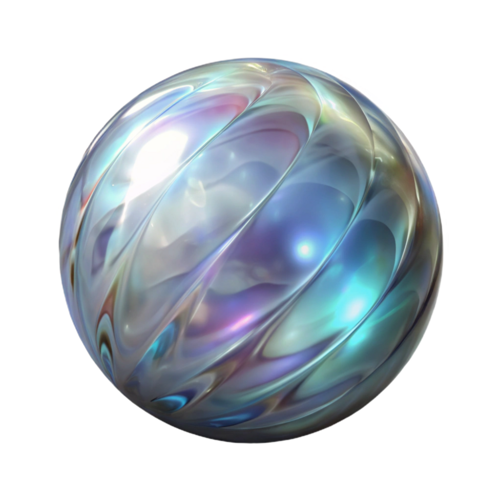 vibrant abstract Glass Orb Light Refraction Cutout Abstract Pattern authentic png