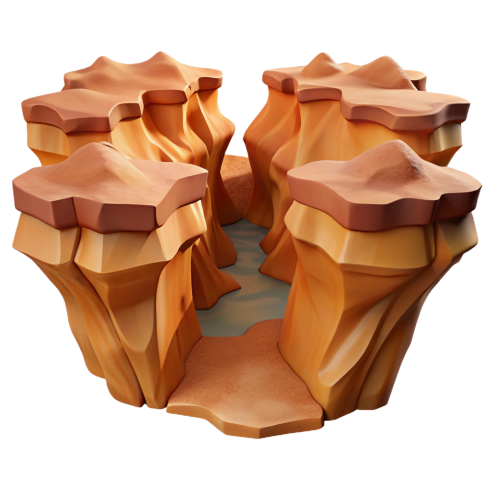 stunning traditional Glimmering Gorge Cutout Sparkling Canyon Isolated Element high quality png