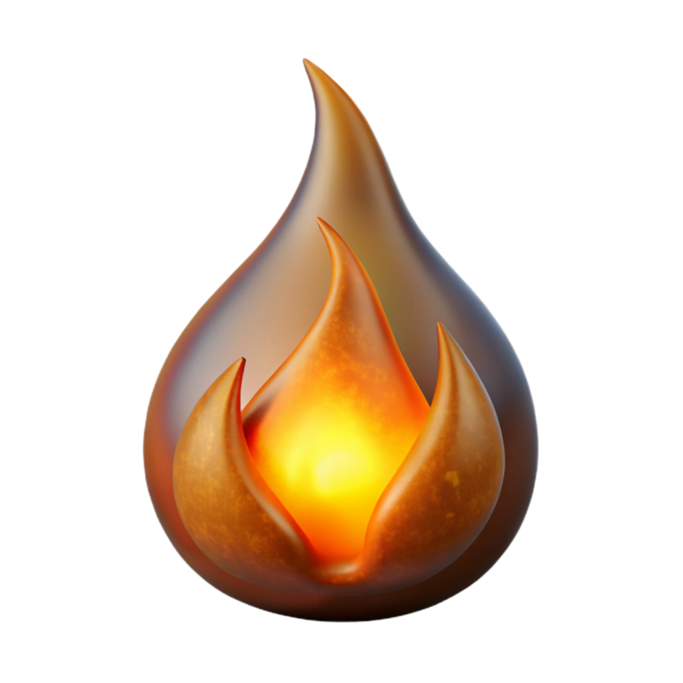 extraordinary artistic Glowing Ember Cutout Isolated Flame on Transparent Background authentic png