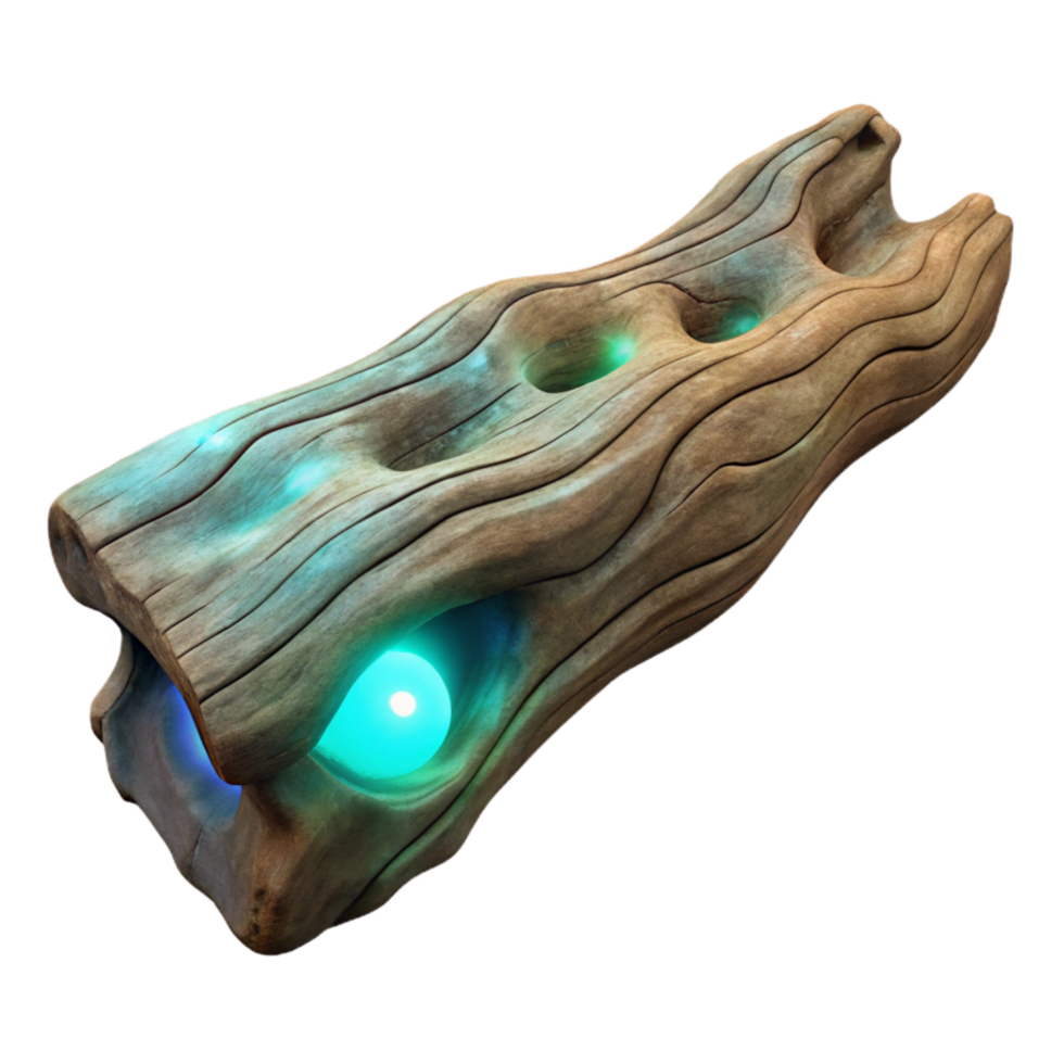 stunning minimalist Glowing Driftwood Texture Seamless Transparent Background genuine png