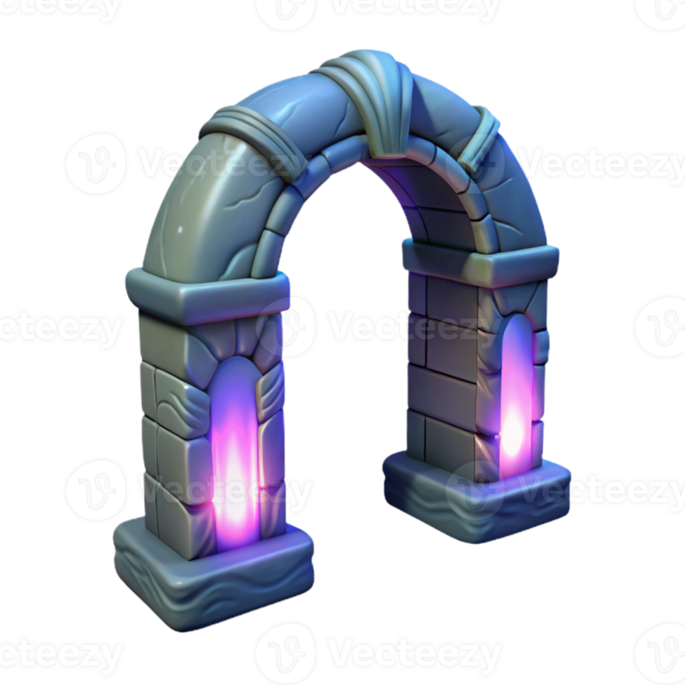 impressive classic Glowing Grotto Archway Isolated Element genuine png