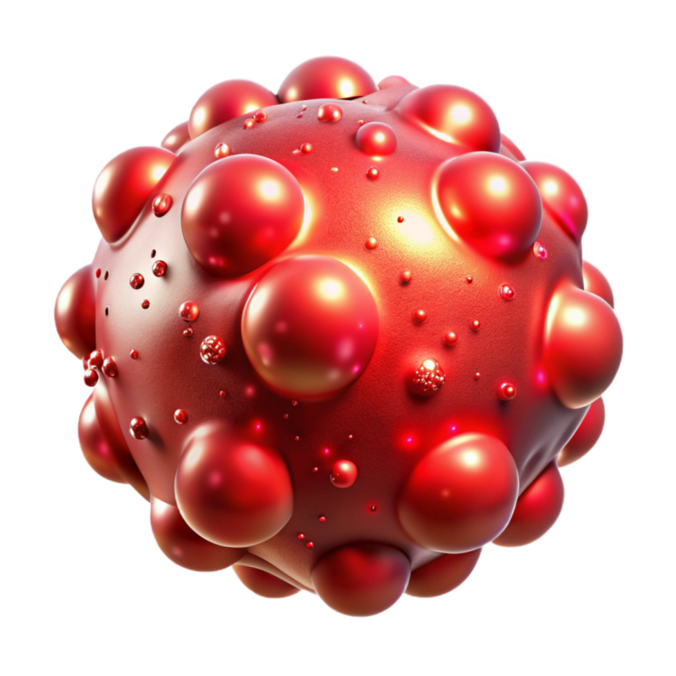 vibrant artistic Glowing Red Particles Isolated on White high quality png
