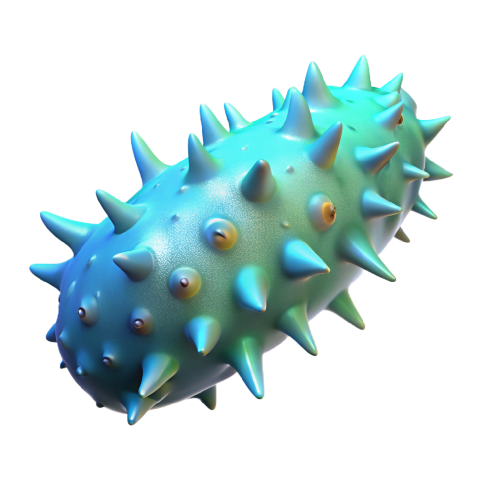 extraordinary modern Glowing Sea Cucumber Cutout with Elongated Body detailed png