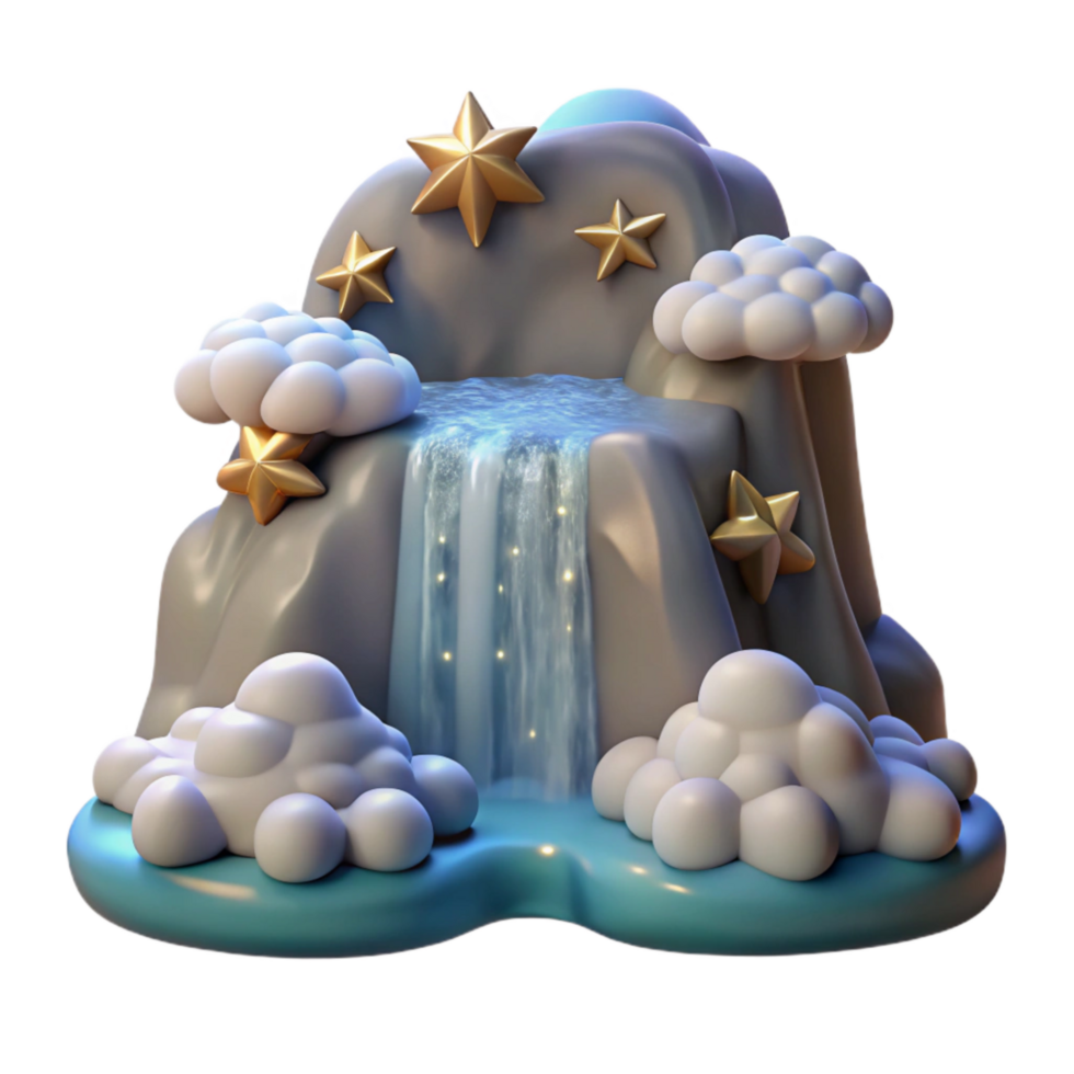 impressive classic Glowing Stalactites Isolated on Transparent Background high resolution png