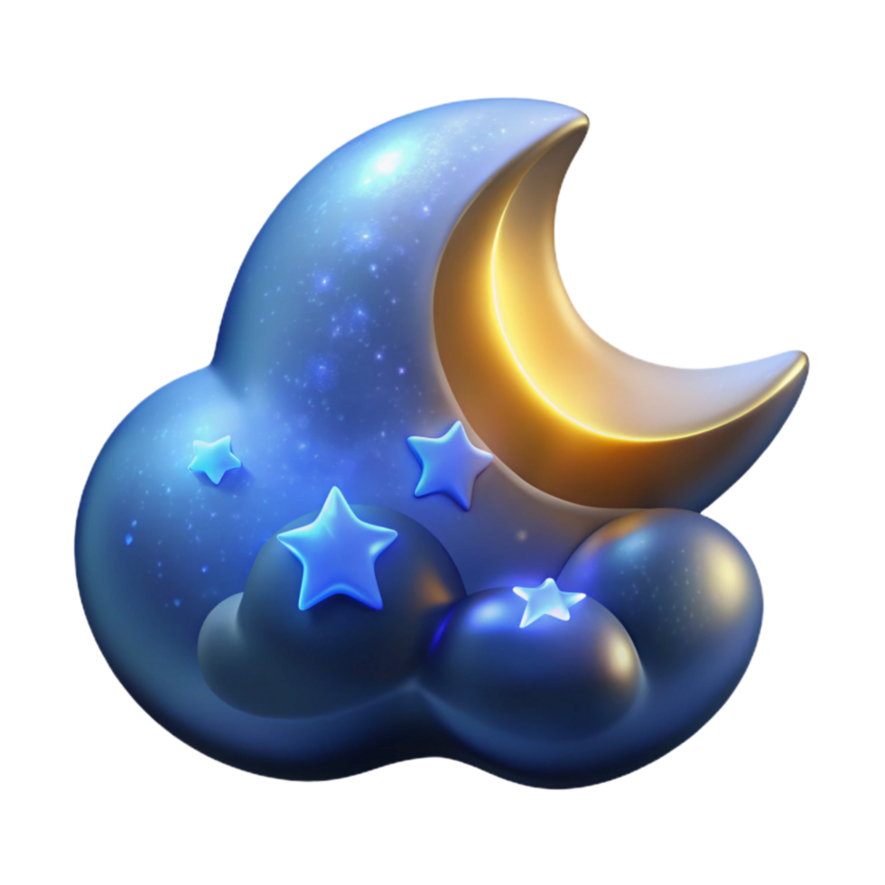 stunning traditional Glowing Waters Night Sky Cutout Transparent Background high resolution png