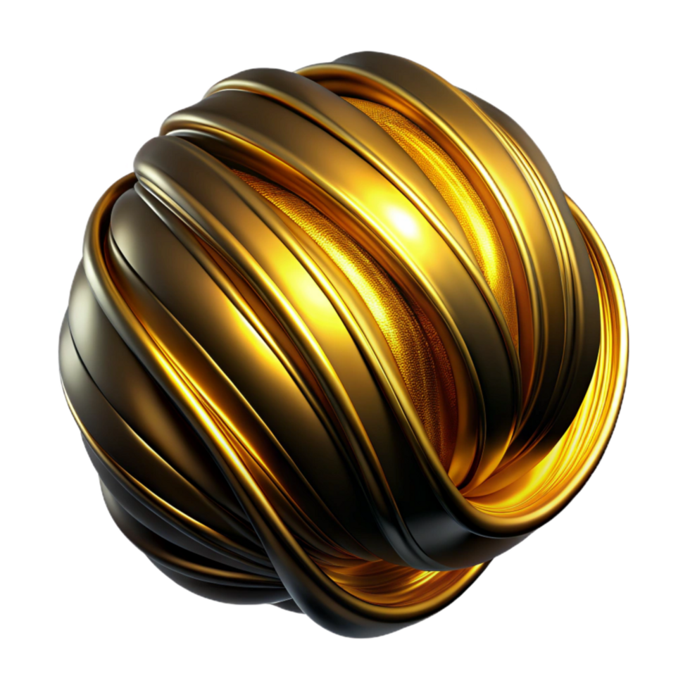 elegant classic Golden Luminous Threads Black Background Transparent high quality png