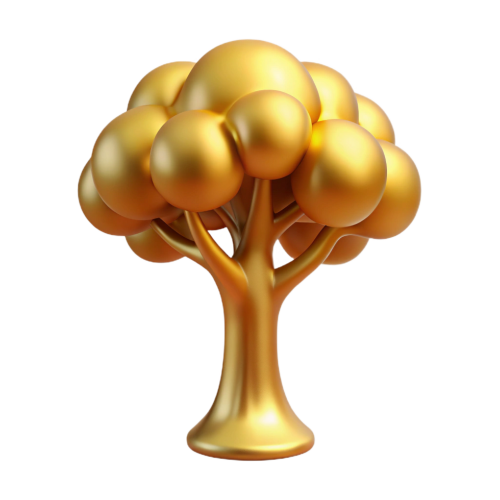 wonderful modern Golden Valley Single Tree Isolated Cutout exclusive png