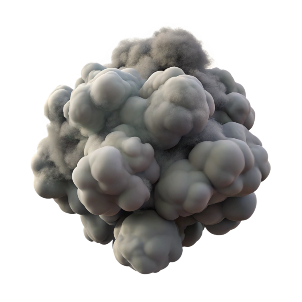 wonderful contemporary Gray Smoke Explosion with Transparent Background Isolated authentic png
