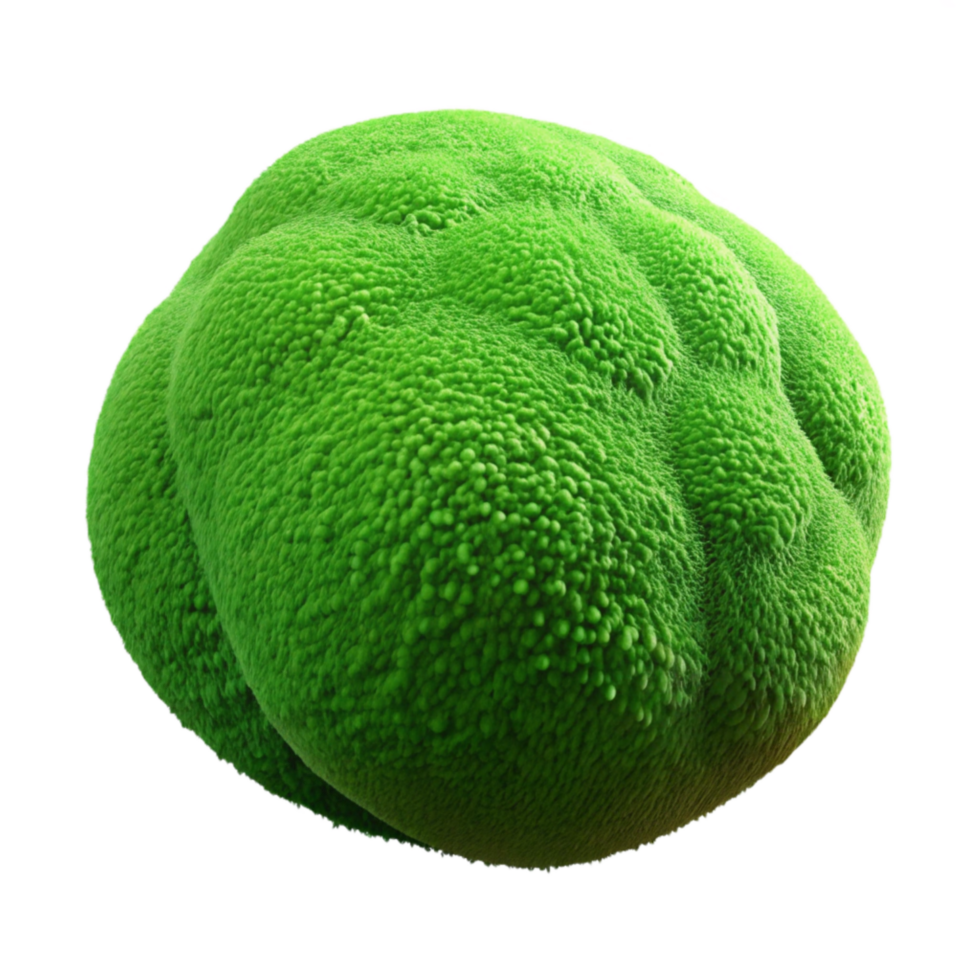serene modern Green Moss Transparent Background Isolated high quality png