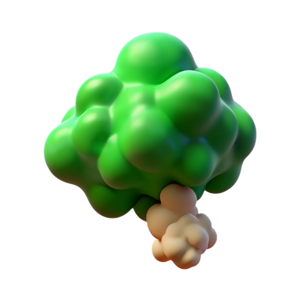 wonderful modern Green Smoke Plume Isolated Element with Upward Direction png