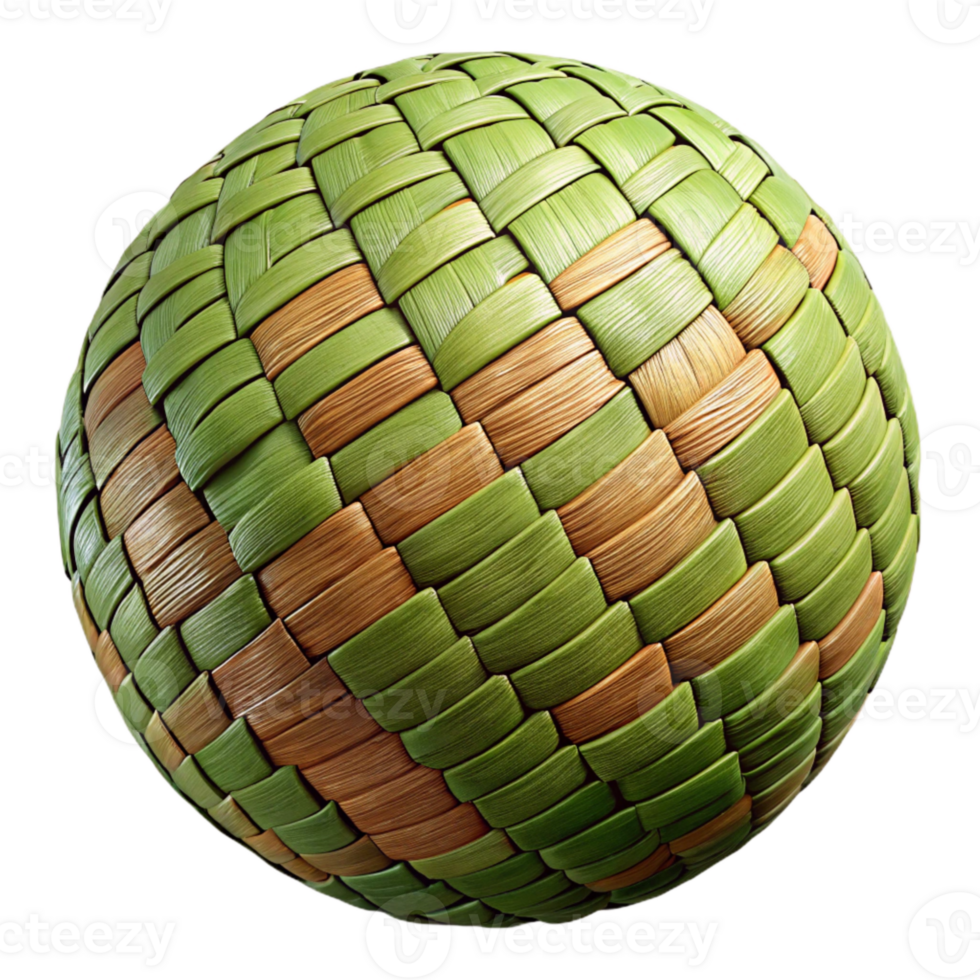elegant modern Green Tapestry Swatch Cutout on Transparent Background professional png