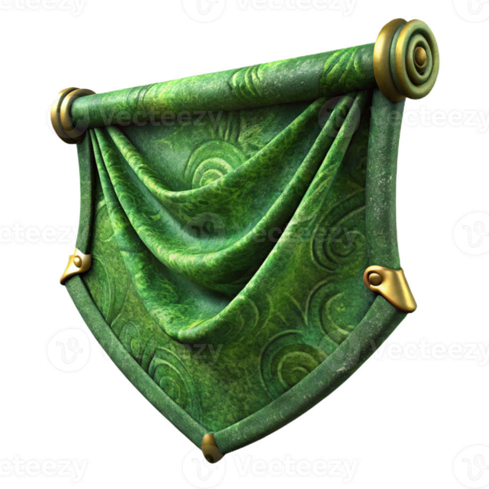 extraordinary artistic Green Terraverde Tapestry Fragment Isolated high resolution png