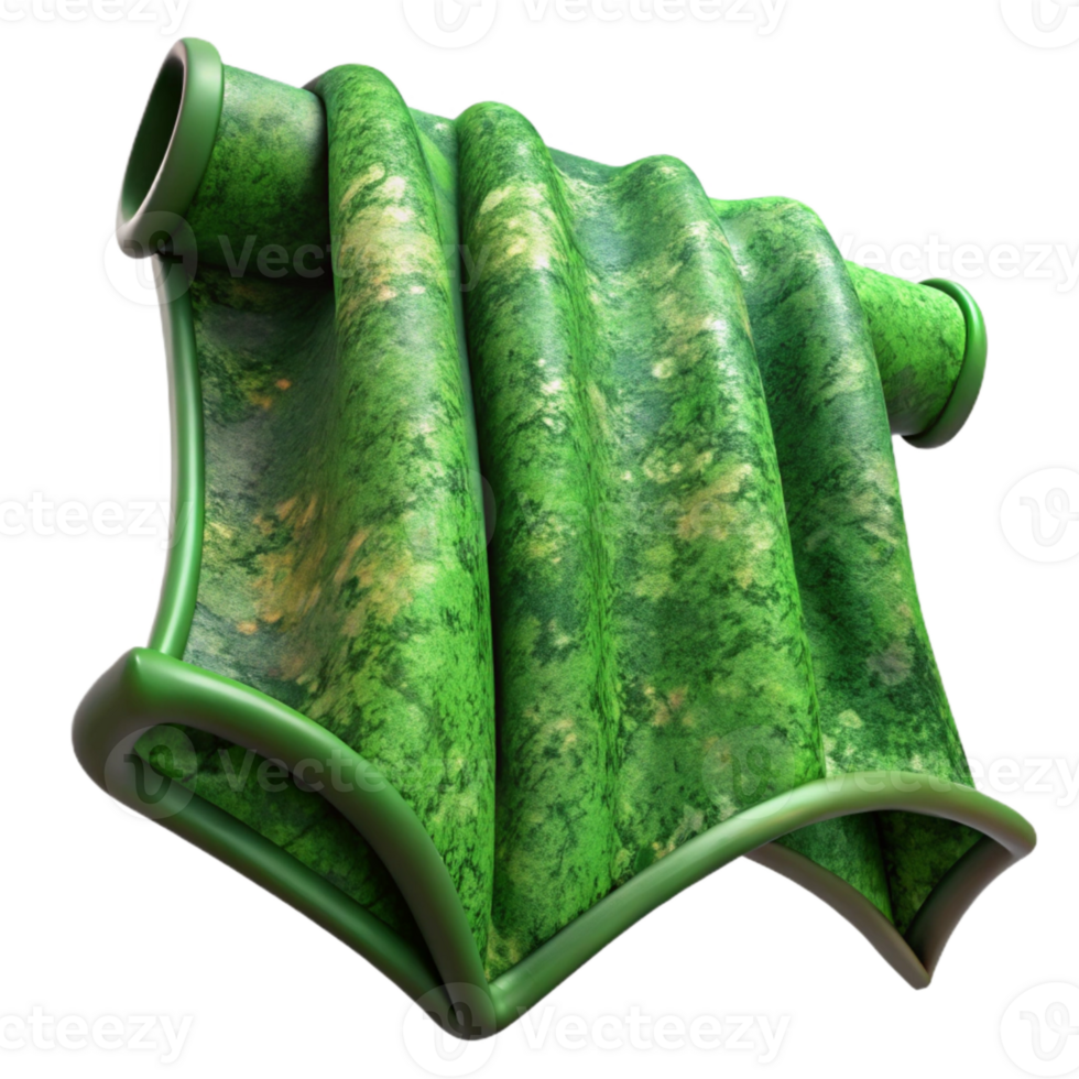 impressive modern Green Terraverde Tapestry Pattern Transparent Background premium png