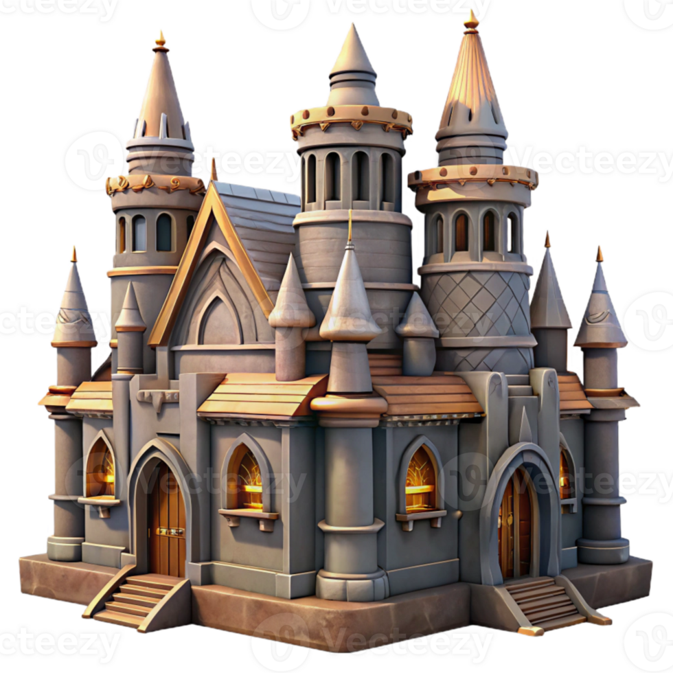 magnificent classic Grotto Entrance Cutout with Crescent Moon original png