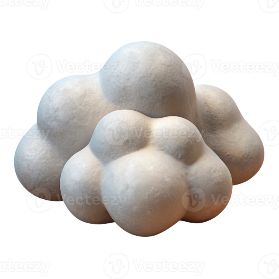 impressive rustic Group of Clouds Isolated with Realistic Texture authentic png