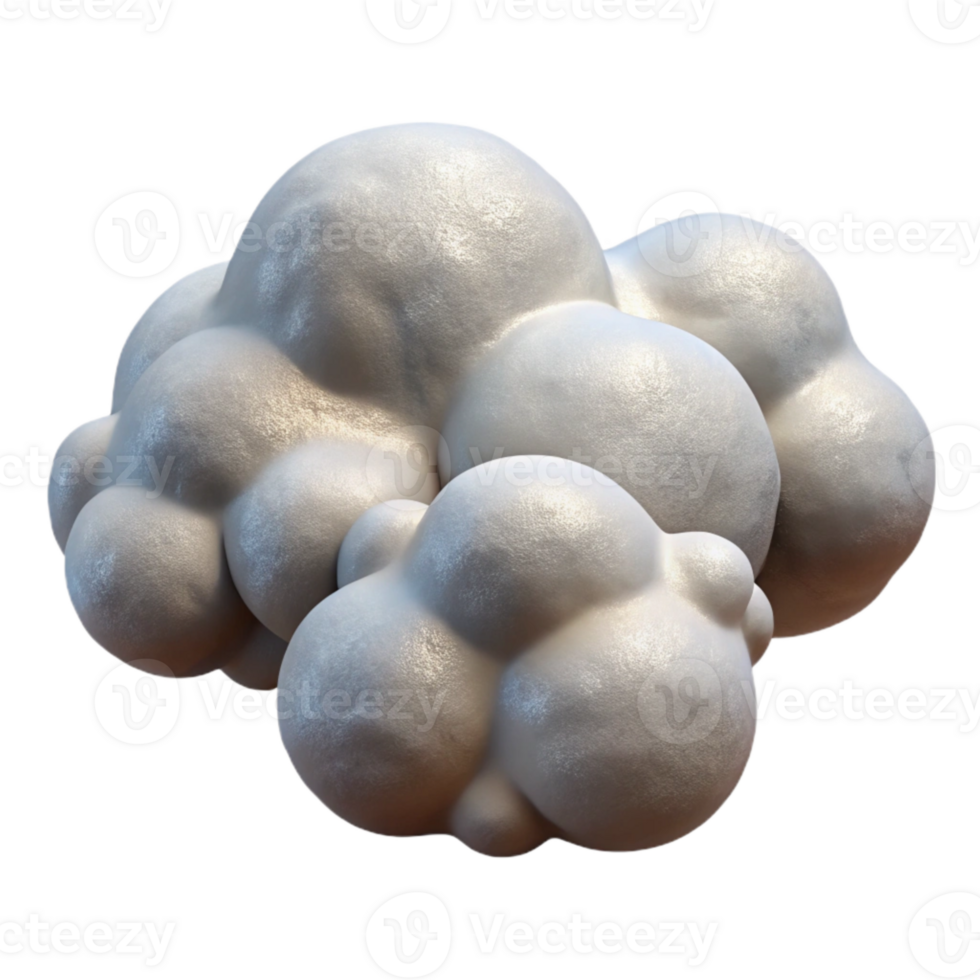 stunning creative Group of Nimbus Clouds Cutout Isolated Element high resolution png