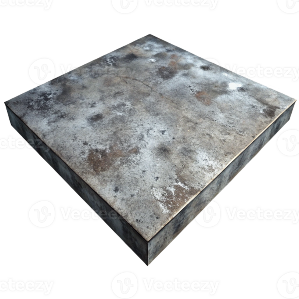 stunning contemporary Grunge Concrete Floor Texture Cutout with Dark Stains high resolution png