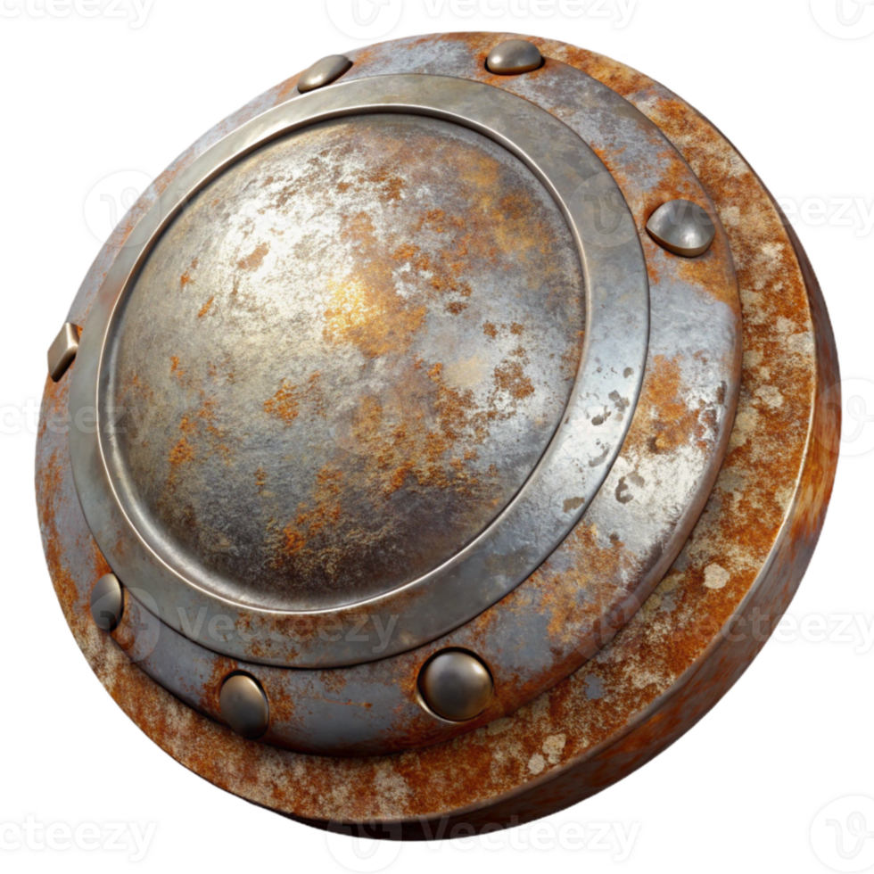 extraordinary rustic Grunge Metal Surface with Rust Detail Transparent Background detailed png