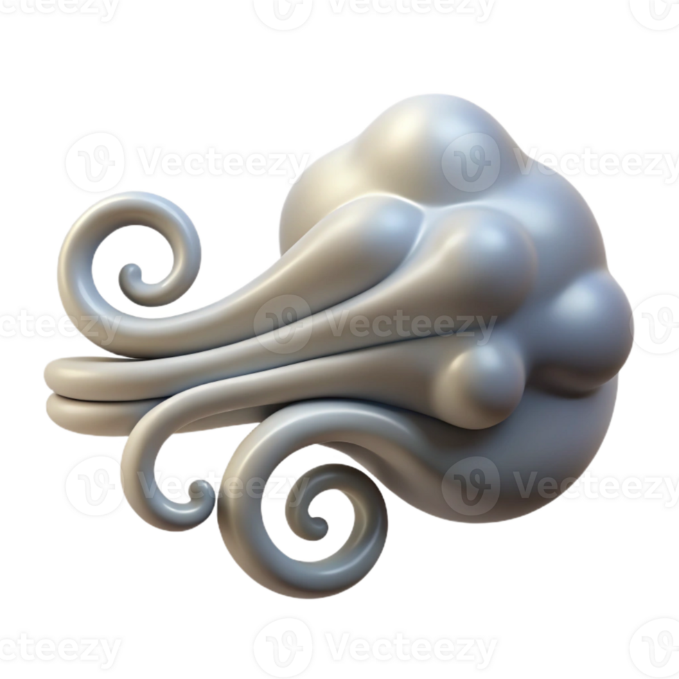 wonderful modern Gusting Wind in Zephyr Zone on Transparent Background professional png