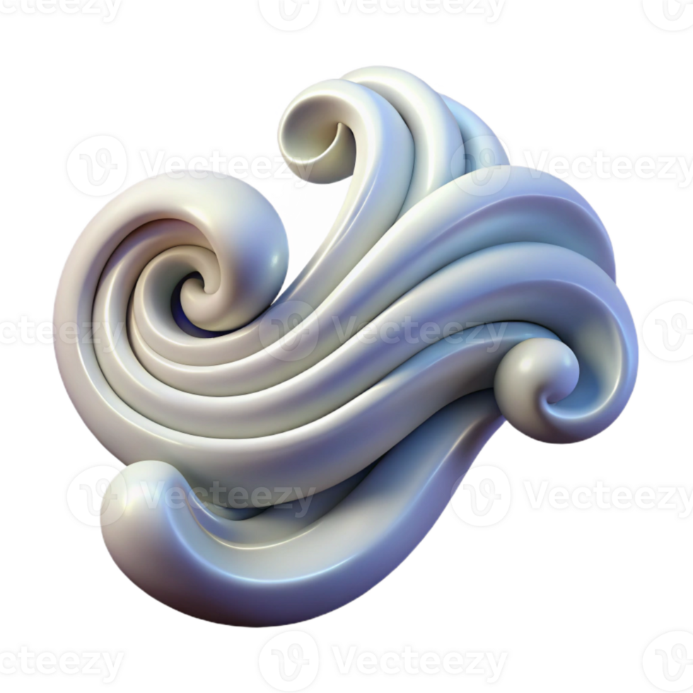 wonderful classic Gusting Wind Effect Cutout Abstract Swirls Isolated premium png