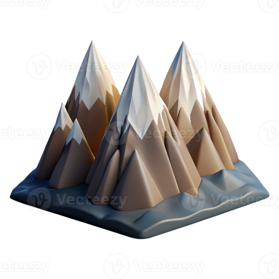 vibrant contemporary High Contrast Aeropex Ascenders Cutout Mountain Peaks Transparent Background genuine png