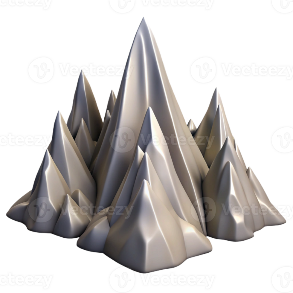 impressive vintage High Resolution Aeropex Ascenders Cutout Jagged Peaks Isolated high resolution png