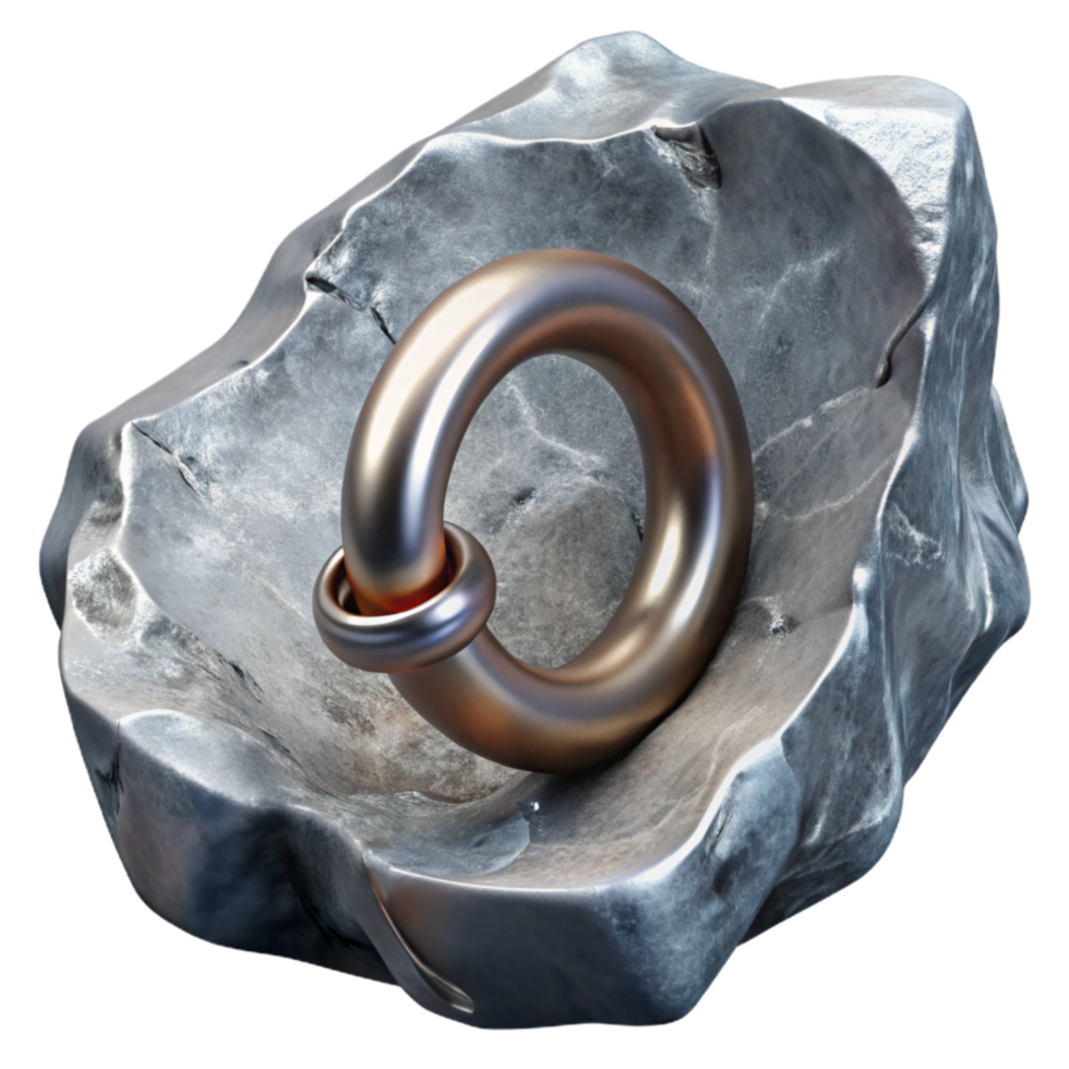 vibrant artistic Hot Metal Piercing Ice Sheet Isolated authentic png