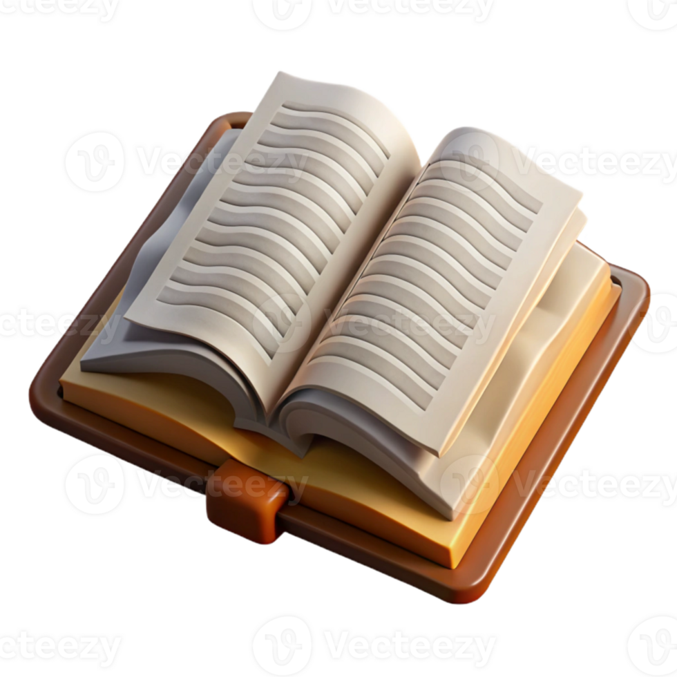 extraordinary vintage Hymn Book Isolated Open Pages Transparent Background exclusive png